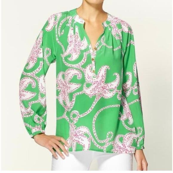 LILLY PULITZER “ELSA” TOP size Small S - Picture 1 of 6